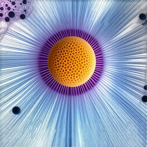 Mikroskopski prikaz folikula dlake sa nanopeptidima