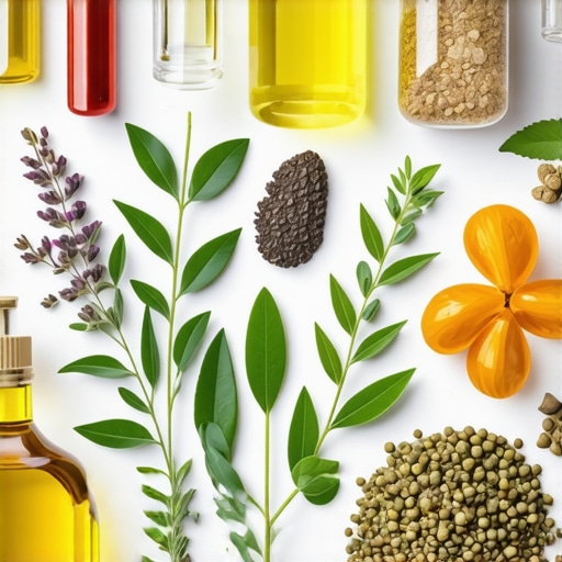 Infografika naučnih sastojaka za prirodne pilinge, detaljni prikaz