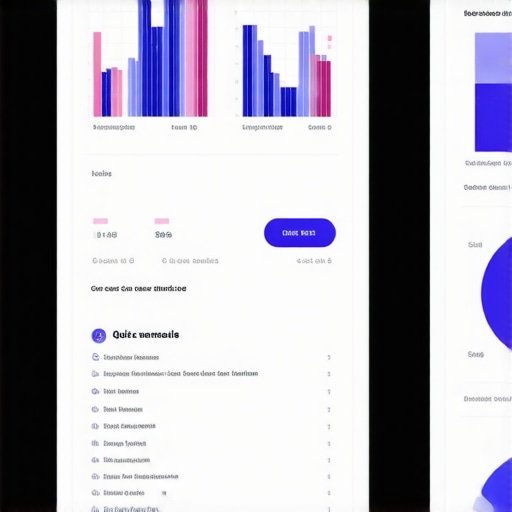Primer analitičkog dashboard-a za kvizove Grafički prikaz analitičkog dashboard-a sa rezultatima kviza i statistikama