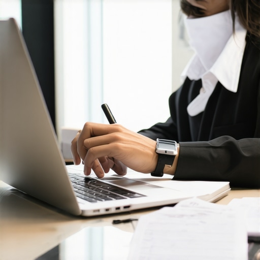 Bloger proučava SEO principe i strategije na laptopu