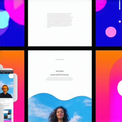 Advanced Visual Effects in Online Presentations A modern digital presentation with dynamic visual effects and engaging graphics