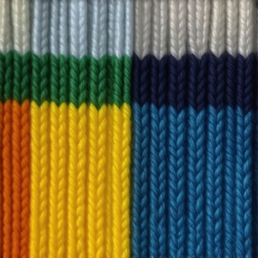 Detaljne tehnike završnog rada u pletenju Close-up of expert hand finishing in knitting, showcasing seamless seams and high craftsmanship