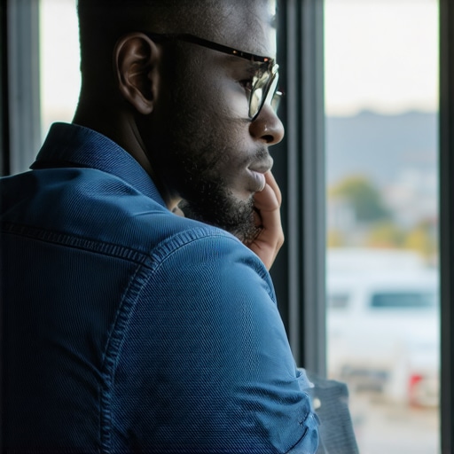 Digital Transformation Challenges in Serbia Businessman contemplating digital transformation issues in Serbia