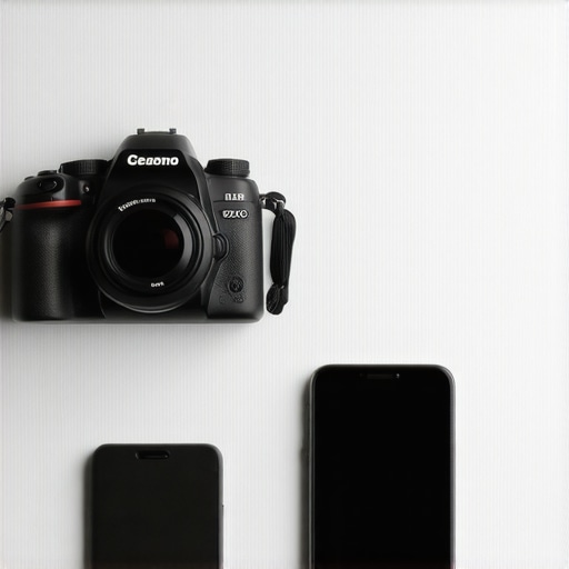 Interior setup for home photography with natural light and smartphone