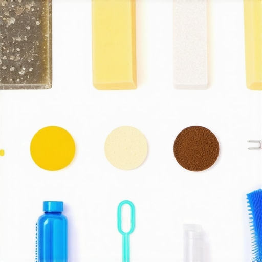 Natural soap making process with ingredients and safety gear