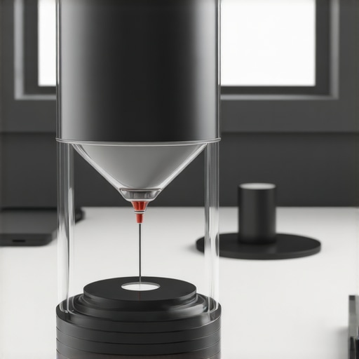 A modern workshop blending high-tech tools with traditional craft materials.