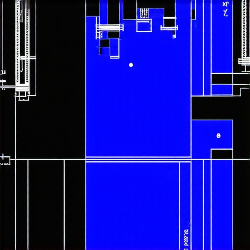 Futuristic home workshop with advanced tools and sustainable materials