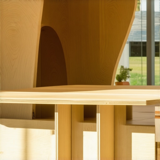 A modern workshop with advanced tools for sustainable furniture production