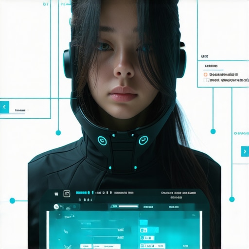 Future of Digital Quizzes in Education and Entertainment Futuristic digital quiz interface with AI and VR elements