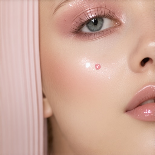 Future of Natural Cosmetics Conceptual image of futuristic natural cosmetics innovations