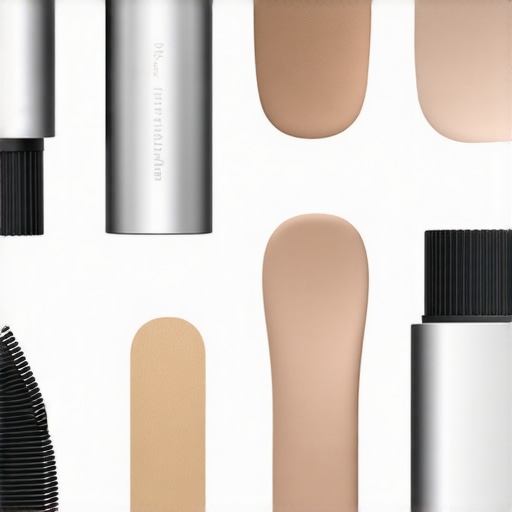 Future of Natural Foot Care Innovation Futuristic natural foot care products featuring technology and eco-friendly packaging.