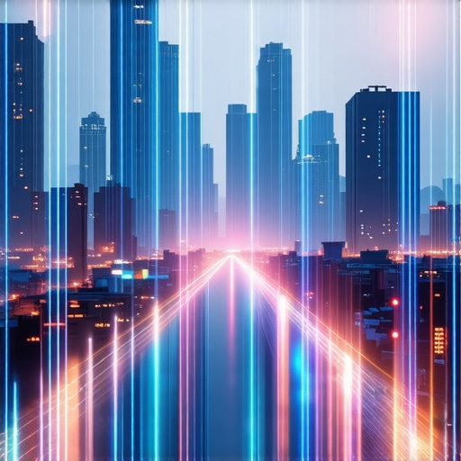 Future of {keywords} in Urban Environments A futuristic city with digital overlays symbolizing technological advancement in {keywords}.