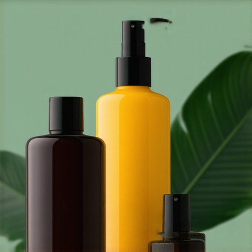 Futuristic Natural Hair Care Advanced and innovative natural hair care products representing the future of the industry