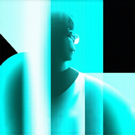 Futuristic digital advertising concepts with AI and AR technologies