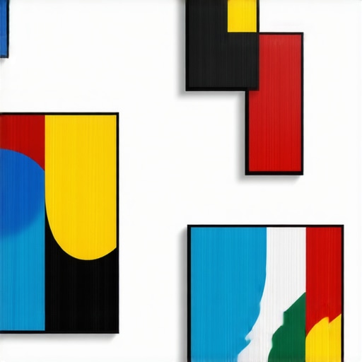 Creative recycled art projects in a contemporary studio