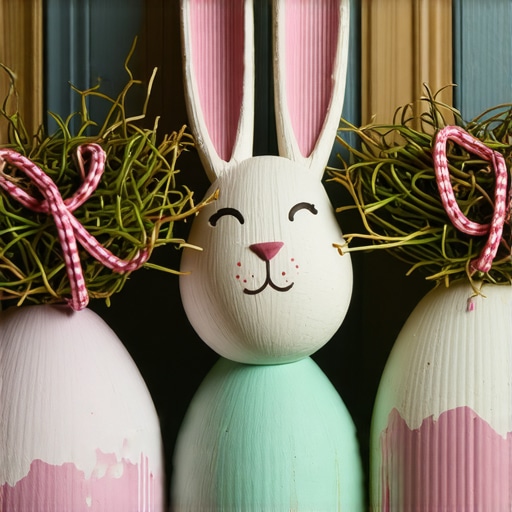 Recycled Easter decorations DIY Easter decorations from recycled materials in a cozy home