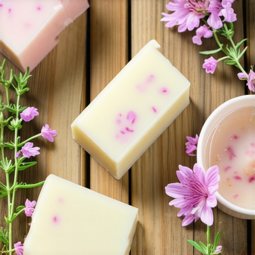 Domaće ručno pravljenje prirodnog sapuna od biljaka i cveća