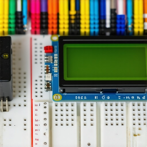 Arduino Nano povezan sa LCD displejom i tasterima na protobordu