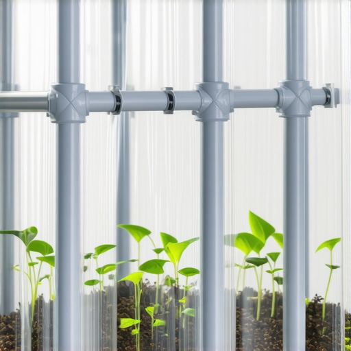 Konstrukcija mini plastenika od PVC cevi sa folijom