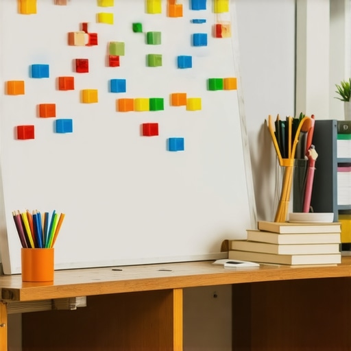 Magnetna tabla sa kreativnim rasporedom časova za homeschooling