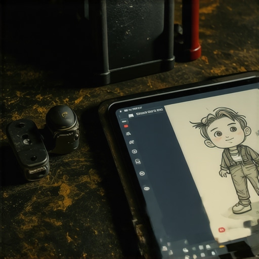 DIY TikTok Animation Setup 2026 Hands-on animation workstation for TikTok creators showing smartphone and tools