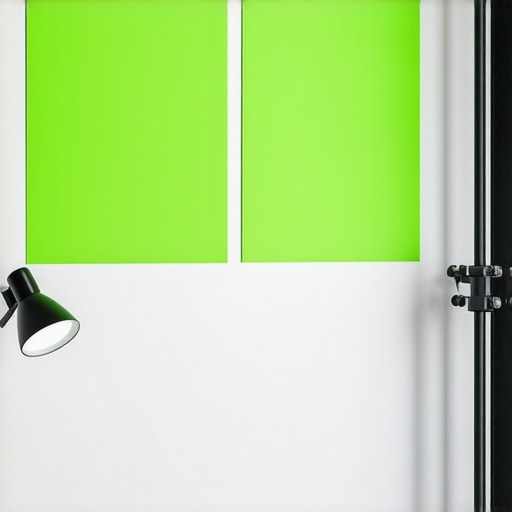 Uradi sam zeleni ekran od hamer papira i stonih lampi