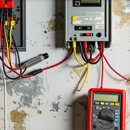 Detaljan prikaz povezivanja žica u alarmnoj centrali unutar garaže