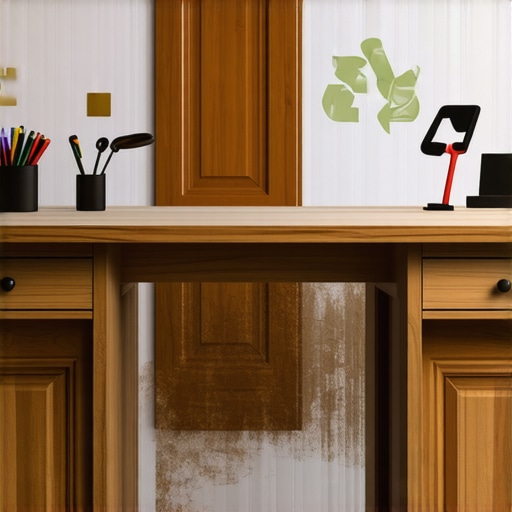 Kako napraviti radni sto od starih vrata [Reciklaža]