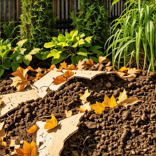 Kako se pravi domaći malč od kartona i lišća iz bašte