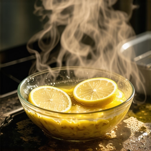 Prirodno čišćenje rerne parom Čišćenje rerne pomoću sirćeta i limuna bez sode bikarbone