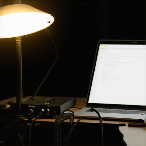 Tehnička postavka za webinar bez straha Detaljan prikaz audio opreme i laptopa za profesionalni webinar od kuće