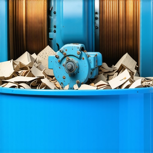 Sklop motora i oštrica za kućnu reciklažu papira