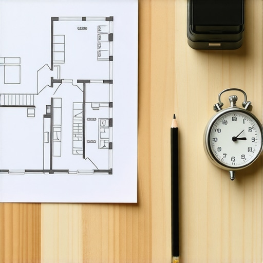 Projektni plan renoviranja stana sa satom i metrom na stolu