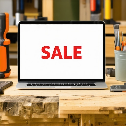 Online prezentacija dizajnirana na laptopu u radionici