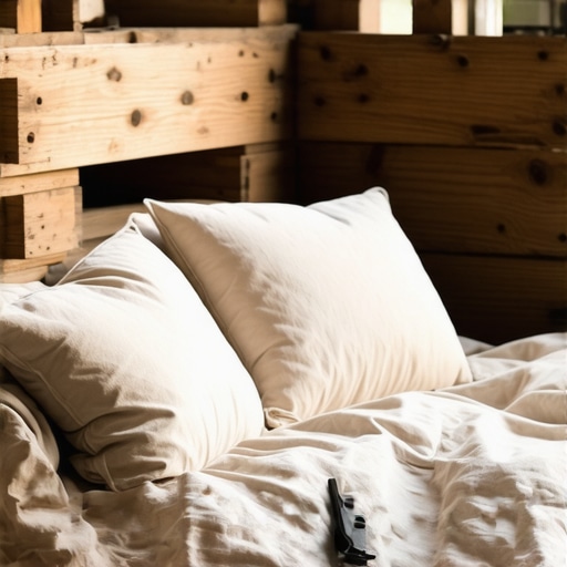 Ručno izrađen kutak za meditaciju od drvenih paleta u rustičnom stilu