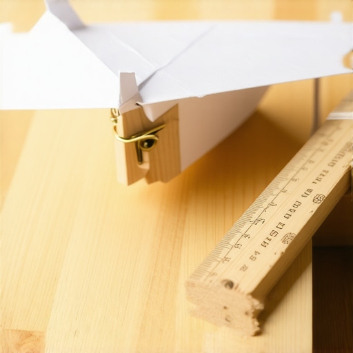 Domaći katapult za papirne avione napravljen od štipaljke i gumica