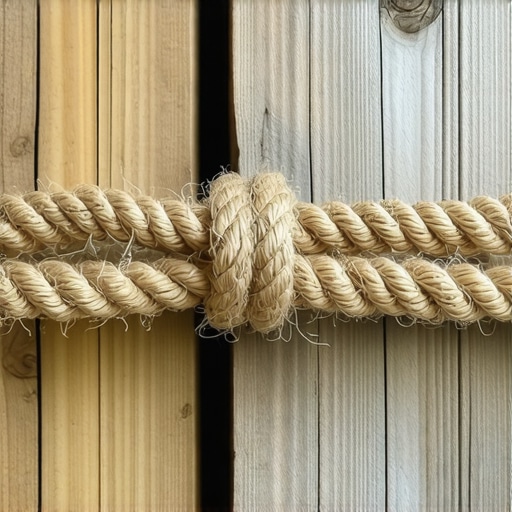 Provlačenje kanapa kroz drvenu dasku za policu