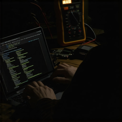 Digitalni DIY alat za timske kvizove Osoba programira besplatni online kviz u radionici