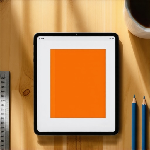 Digitalni dizajn korica knjige u Canvi na drvenoj podlozi