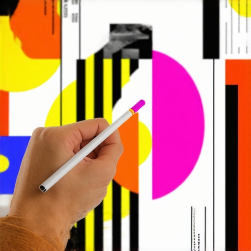 Osoba pravi grafički dizajn za poster na ekranu pametnog telefona