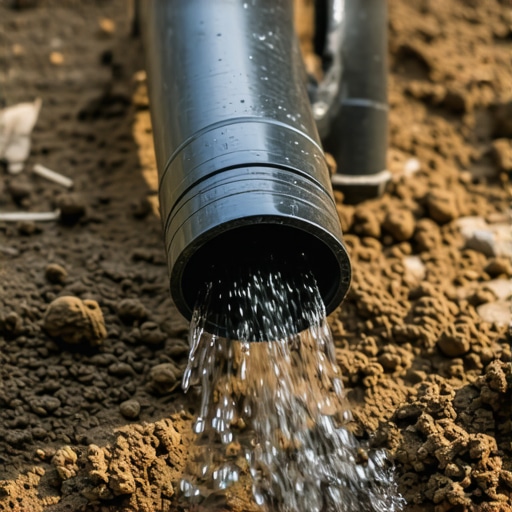 Detaljan prikaz emitera za navodnjavanje u bašti