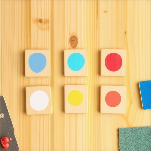 Drvene pločice za igru memorije na radnom stolu