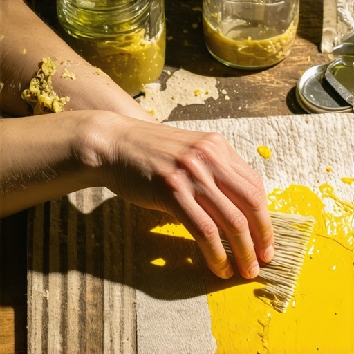 Ruke majstora kako nanose pčelinji vosak na pamučnu tkaninu za pravljenje ekoloških omota