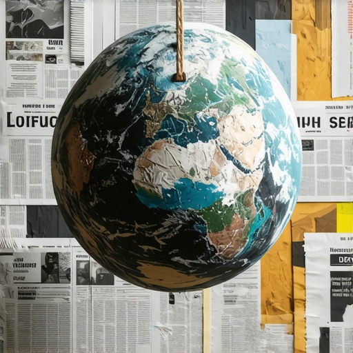 Planeta od novina i brašna u procesu sušenja