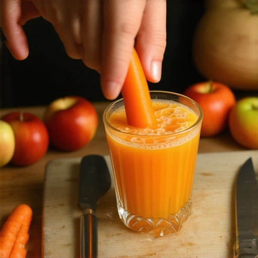 Kako napraviti sok od šargarepe i jabuke bez sokovnika