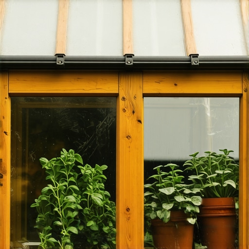 Detaljan prikaz spojeva i konstrukcije domaćeg staklenika na balkonu