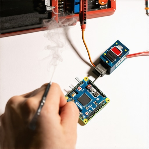 Detaljan prikaz povezivanja ESP32 kontrolera i senzora čestica