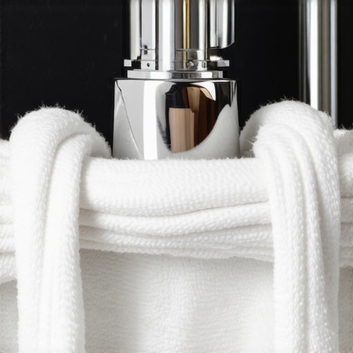 Slavina obmotana krpom natopljenom sirćetom za uklanjanje kamenca