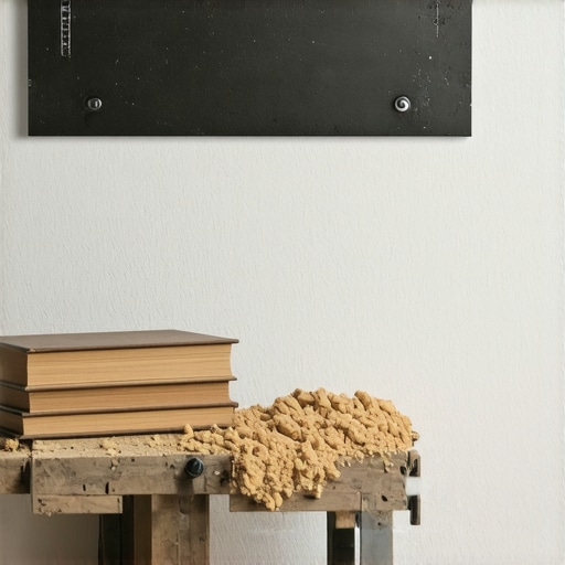 Čelični nosač se montira na zid za DIY policu