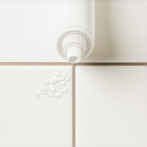 Domaća pasta za čišćenje fuga u kupatilu bez ribanja naneta na pločice